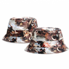 Brown Galaxy Cotton Strapback Hat and Fishing Cap